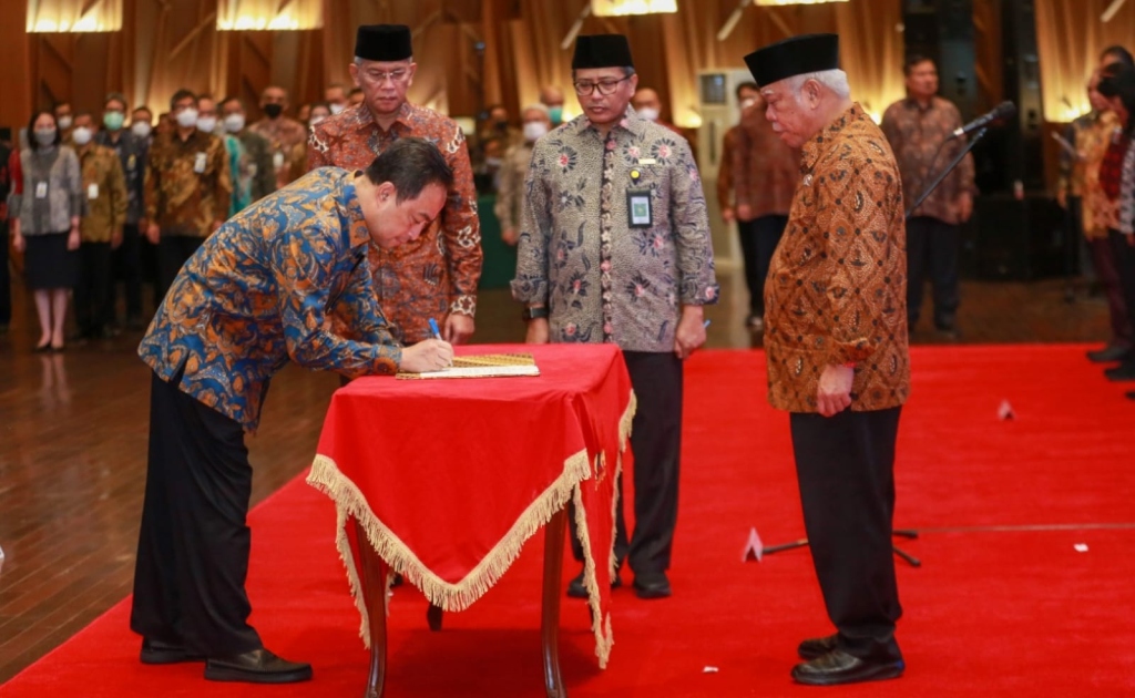 Menteri Basuki Lantik Dua Pejabat Tinggi Madya Kementerian Pupr