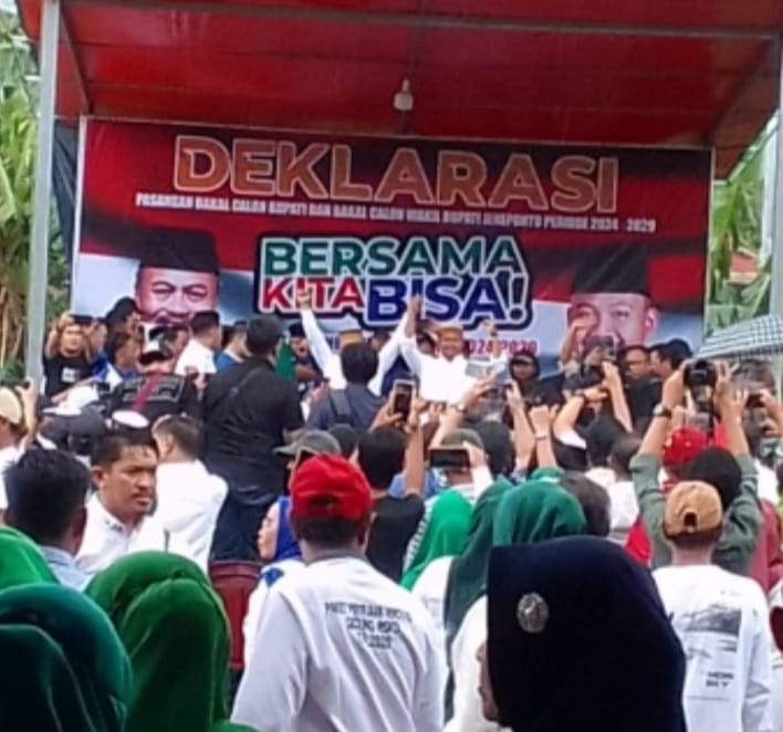 Ratusan Simpatisan Padati Acara Deklarasi H. Muhammad Sarif-Efendi ...