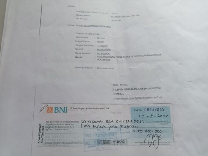 Cek Kosong