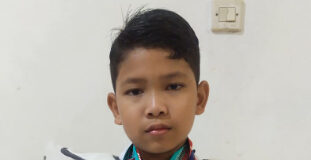 George Joshua Naiggolan Juara I CNN Indonesia Taekwondo Championship 2