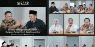 Komisi I DPRD Kabupaten Sukabumi Audiensi Dengan Perusahaan Terkait Penanganan Status Tanah di Kecamatan Sagaranten
