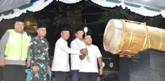 Danrem Hadiri Pelepasan Pawai Taqbiran di Masjid Agung Sibolga