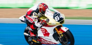 Raih Tiga Poin, Mario Aji Finis Ke-13 di Kelas Moto2 GP Brasil