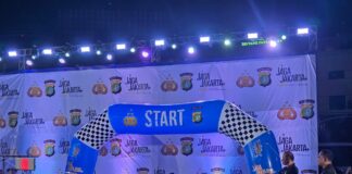 Meriah! Kapolda Metro Jaya Gelar Lomba Lari Malam di Kantor Polisi