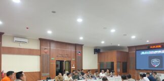 Sinergi Lintas Sektoral, Perhutani dan Polres Cianjur Ikuti Vicon Wakapolri Terkait El Nino “Godzilla”